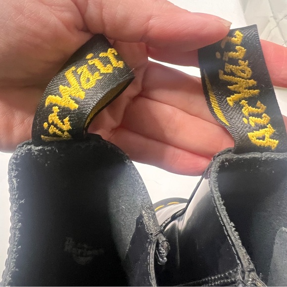 New Dr Martens jadon boots 7 black smooth leather platform - Picture 4 of 8